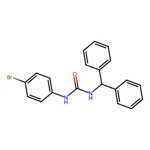1-(4-Bromophenyl)-3-(diphenylmethyl)urea structure