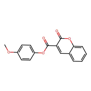 4-Methoxyphenyl 2-oxo-2H-chromene-3-carboxylate structure