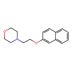 4-[2-(Naphthalen-2-yloxy)ethyl]morpholine structure