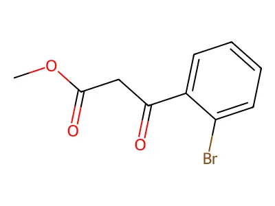 Methyl 3-(2-bromophenyl)-3-oxopropanoate structure