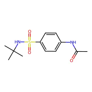 N-[4-(叔丁基氨磺酰基)苯基]乙酰胺 structure