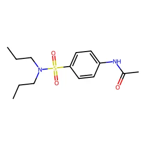 N-[4-(dipropylsulfamoyl)phenyl]acetamide structure