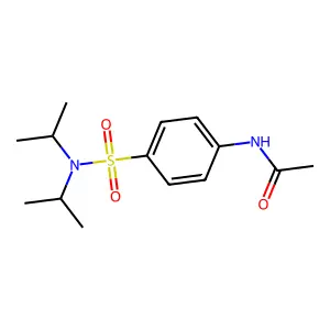 N-(4-((Bis(1-methylethyl)amino)sulfonyl)phenyl)acetamide structure