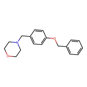 4-[4-(Benzyloxy)benzyl]morpholine structure