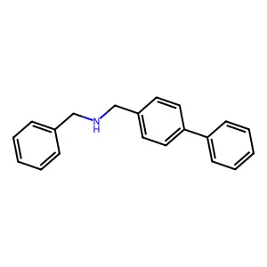 N-Benzyl-1-biphenyl-4-ylmethanamine structure