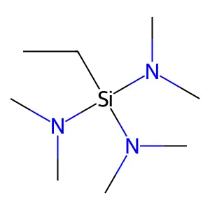 1-Ethyl-N,N,N',N',N'',N''-hexamethylsilanetriamine structure