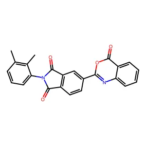 2-(2,3-Dimethylphenyl)-5-(4-oxo-3,1-benzoxazin-2-yl)isoindole-1,3-dione structure
