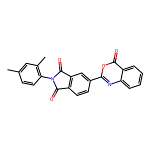 2-(2,4-Dimethylphenyl)-5-(4-oxo-3,1-benzoxazin-2-yl)isoindole-1,3-dione structure