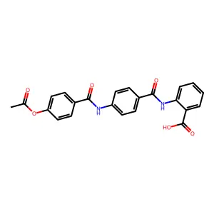 2-[[4-[(4-acetyloxybenzoyl)amino]benzoyl]amino]benzoic Acid structure