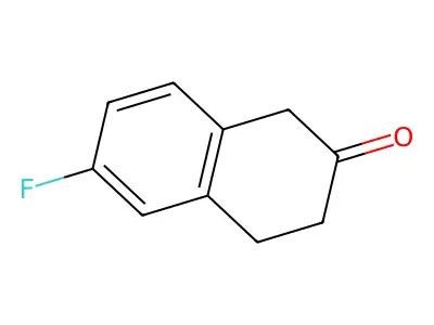6-Fluoro-1,2,3,4-tetrahydronaphthalen-2-one structure