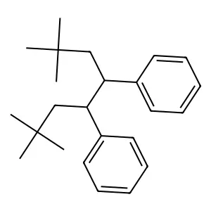 Benzene, 1,1'-[1,2-bis(2,2-dimethylpropyl)-1,2-ethanediyl]bis- structure
