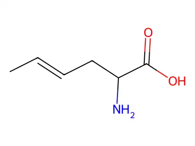 (4E)-2-氨基己-4-烯酸 structure