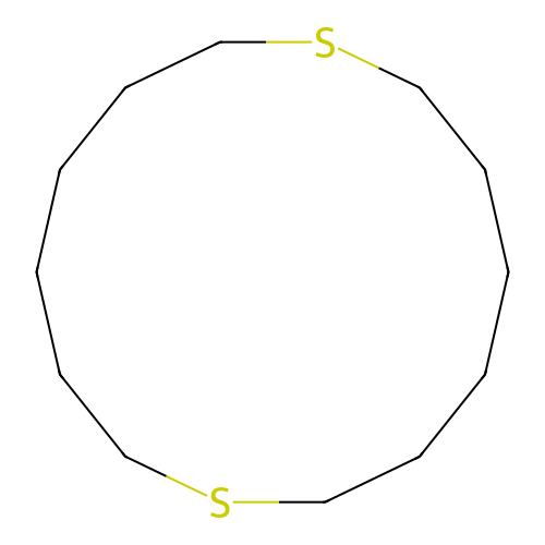 1,8-Dithia-cyclotetradecan structure