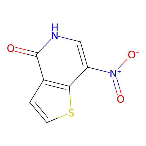 7-nitrothieno[3,2-c]pyridin-4(5H)-one structure