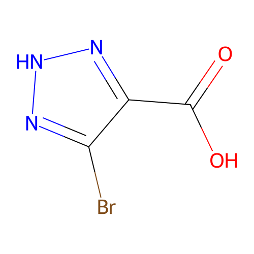 5-bromo-1H-1,2,3-triazole-4-carboxylic acid structure