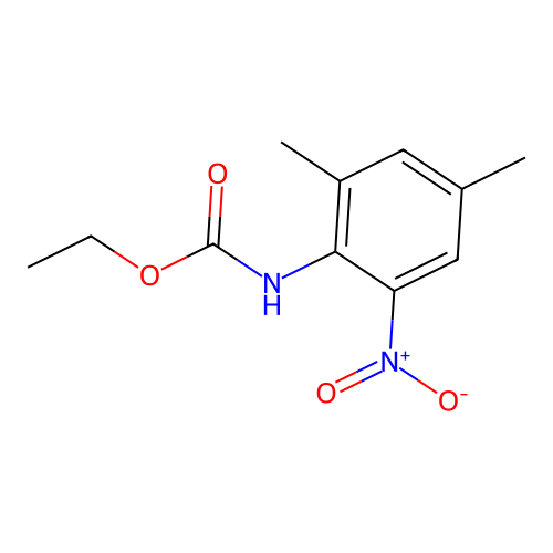 ethyl N-(2,4-dimethyl-6-nitrophenyl)carbamate structure