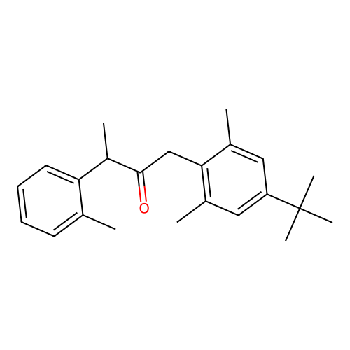 2-Butanone, 1-(4-tert-butyl-2,6-xylyl)-3-o-tolyl- structure