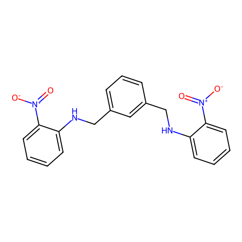 2-nitro-N-{3-[(2-nitroanilino)methyl]benzyl}aniline structure