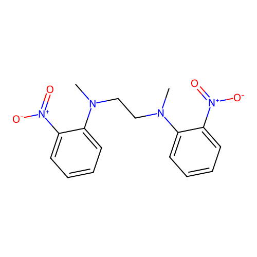 N~1~,N~2~-dimethyl-N~1~,N~2~-bis(2-nitrophenyl)-1,2-ethanediamine structure