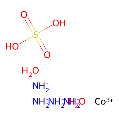 氨基钴(III)硫酸二水合物 structure