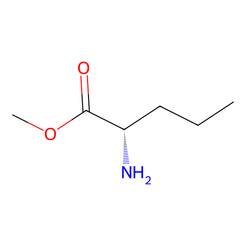 L-Norvaline, methyl ester structure