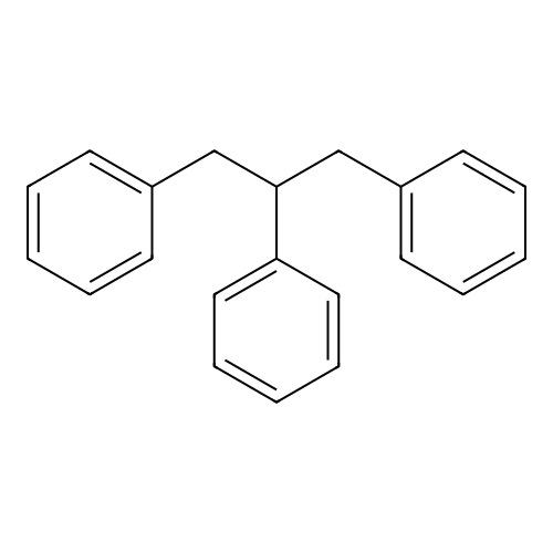 1,2,3-Triphenylpropane structure