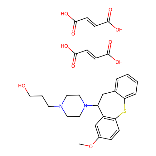 Oxymetothepin dimaleate structure