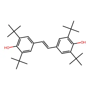 4-[2-(4-Hydroxy-3,5-ditert-butyl-phenyl)ethenyl]-2,6-ditert-butyl-phenol structure