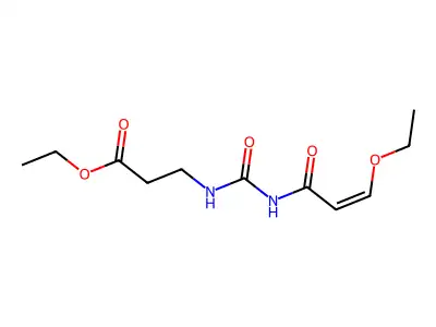 Ethyl 3-(3-ethoxyprop-2-enoylcarbamoylamino)propanoate structure
