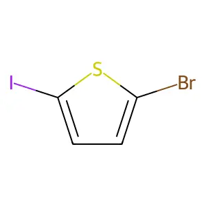 2-Bromo-5-iodothiophene structure