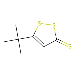 5-(1,1-二甲基乙基)-3H-1,2-二硫杂环戊烯-3-硫酮 structure