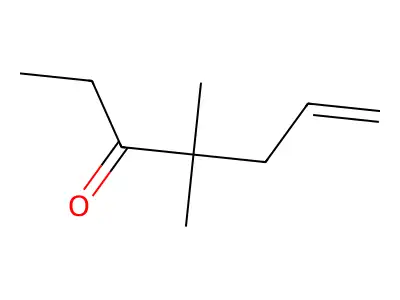 4,4-Dimethyl-hept-6-EN-3-one structure
