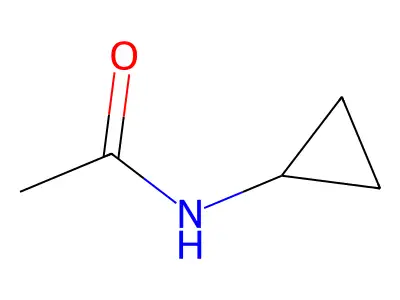 N-cyclopropylacetamide structure