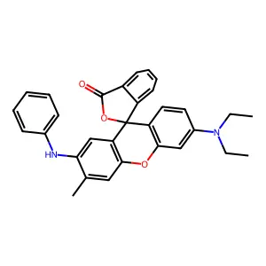 2-Anilino-3-methyl-6-diethylaminofluoran structure