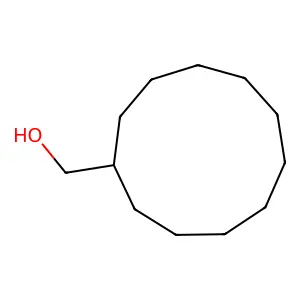 Cycloundecanemethanol structure