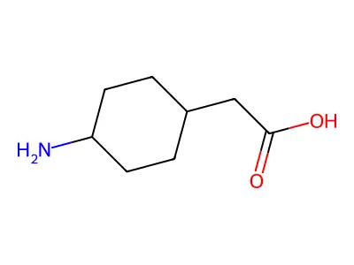 2-(4-aminocyclohexyl)acetic Acid structure