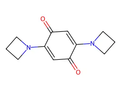 2,5-Diazetidinyl-1,4-benzoquinone structure