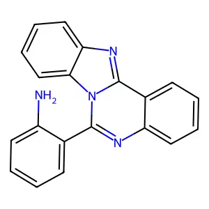 2-Benzimidazo[1,2-c]quinazolin-6-ylbenzenamine structure