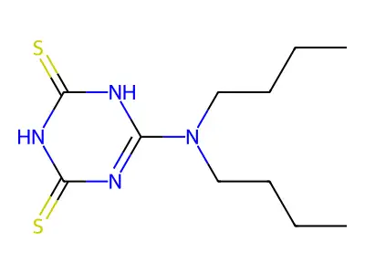 1,3,5-Triazine-2,4(1H,3H)-dithione, 6-(dibutylamino)- structure