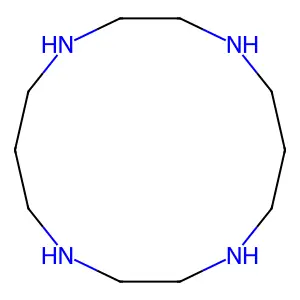 1,4,8,11-四氮杂环十四烷 structure