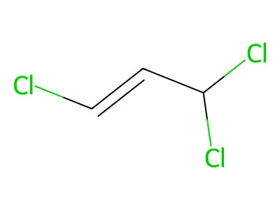 1-Propene, 1,3,3-trichloro- structure
