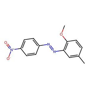 Diazene, (2-methoxy-5-methylphenyl)(4-nitrophenyl)- structure