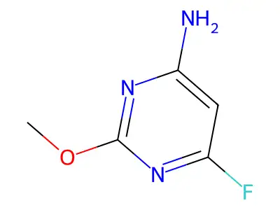6-Fluoro-2-methoxypyrimidin-4-amine structure
