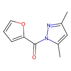 (3,5-dimethyl-1H-pyrazol-1-yl)(furan-2-yl)methanone structure