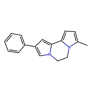 8-Methyl-2-phenyl-5,6-dihydrodipyrrolo[1,2-a:2',1'-c]pyrazine structure