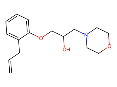1-(2-Allylphenoxy)-3-morpholinopropan-2-ol structure
