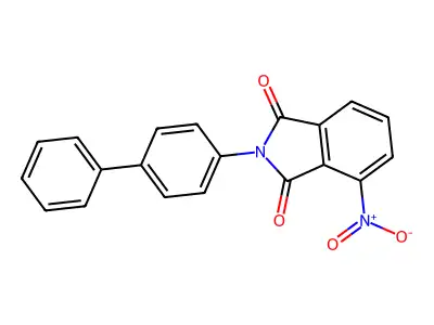 2-([1,1'-Biphenyl]-4-yl)-4-nitroisoindoline-1,3-dione structure