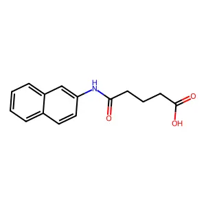 4-[(Naphthalen-2-yl)carbamoyl]butanoic acid structure