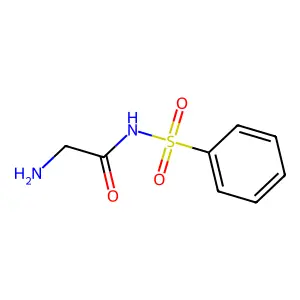 2-Amino-N-(phenylsulfonyl)acetamide structure