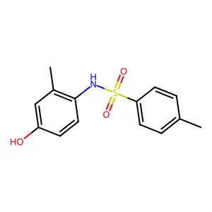 N-(4-hydroxy-2-methylphenyl)-4-methylbenzene-1-sulfonamide structure